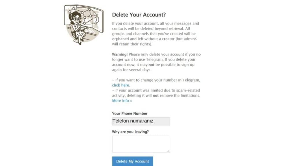 telegram-hesabi-nasil-kapatilir