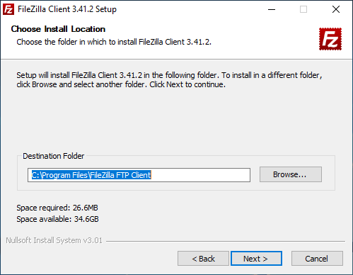 FileZilla Yükleme Ekranı